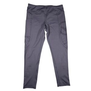 Virus Action Sport Performance Womens Medium 28 Fit Leggings Purple Side Pocket